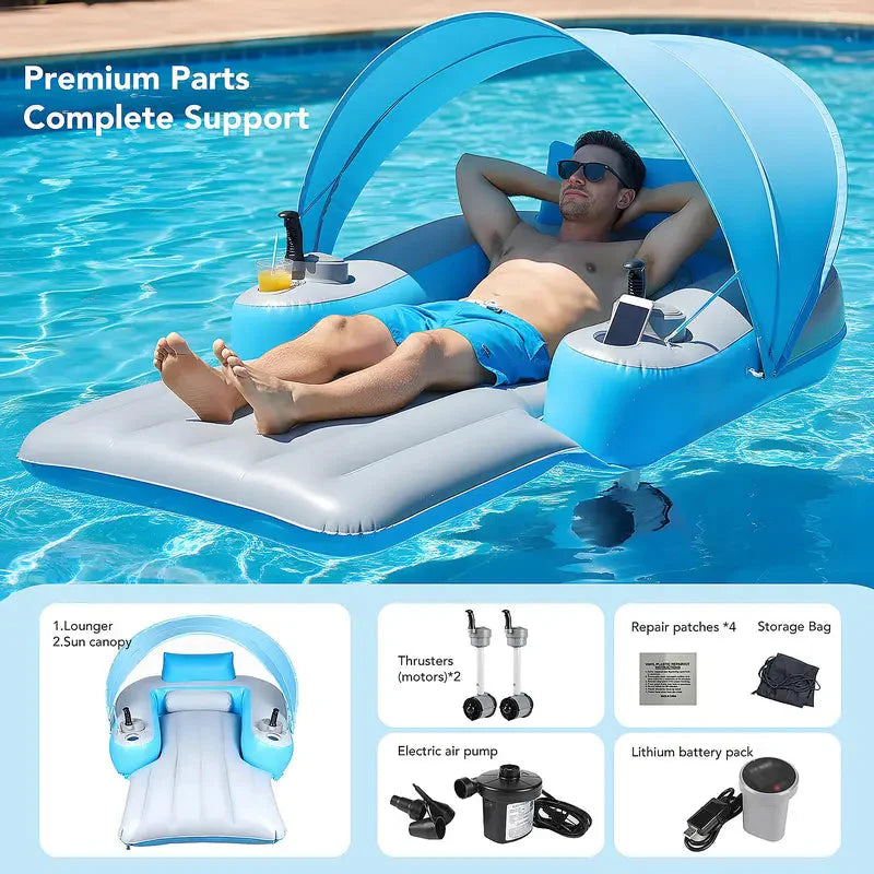 ☀️Summer Carnival 50% OFF- Sugaresd Motorized Summer Pool Cruiser🏊