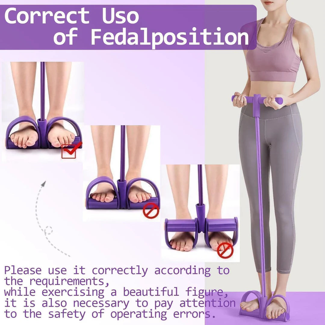 💪2026 latest 8-Tube Pedal Resistance Device - Detachable And Adjustable Pedal Resistance Device