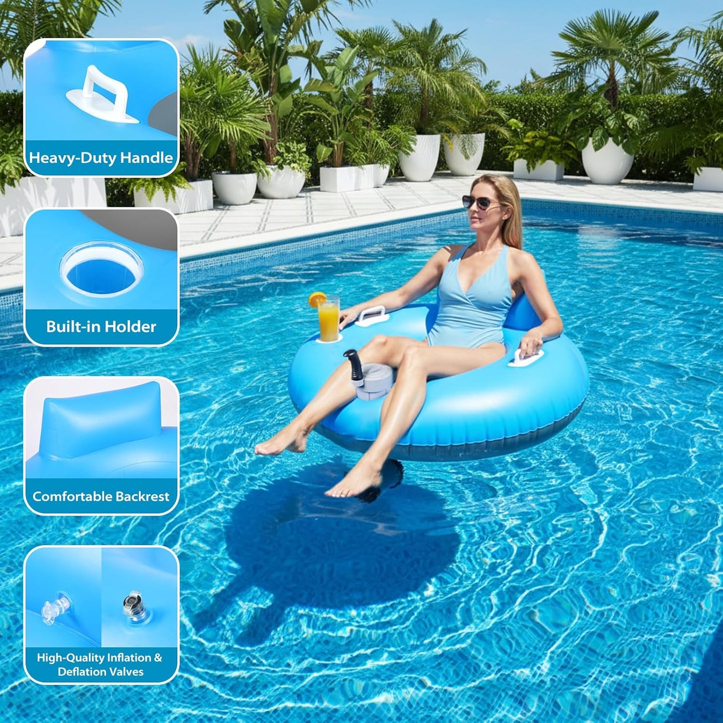☀️Summer Carnival 50% OFF- Sugaresd Motorized Summer Pool Cruiser🏊