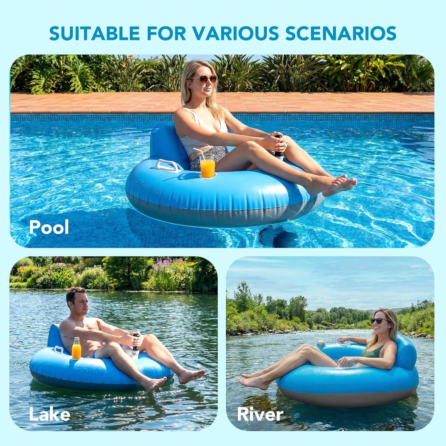 ☀️Summer Carnival 50% OFF- Sugaresd Motorized Summer Pool Cruiser🏊