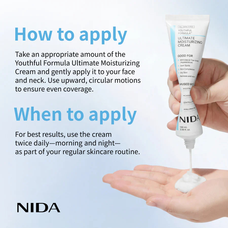 🔥 Hot Sale 50% OFF 🔥NIDA Youthful Formula Ultimate Moisturizing Cream